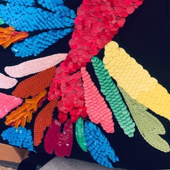 Kate Spade Jeweled Sequin Black Bag Purse NWT - Picture 2 of 8